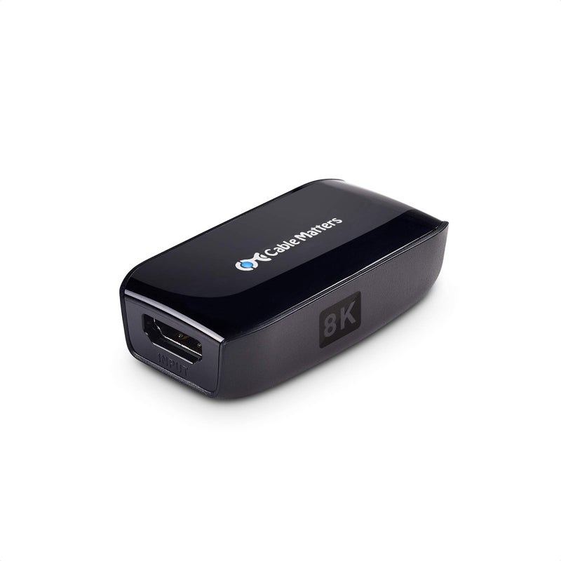 Cable Matters موصل كابل ماترز النشط 8K HDMI 2.1، يدعم حتى 26 قدم (8K@60Hz) / 35 قدم (4K@60Hz)، معزز إشارة HDMI / مكرر مع HDR لجهاز PS5، Xbox Series X/S، سلسلة RTX 30/40، RX 7900، Apple TV - Image 1